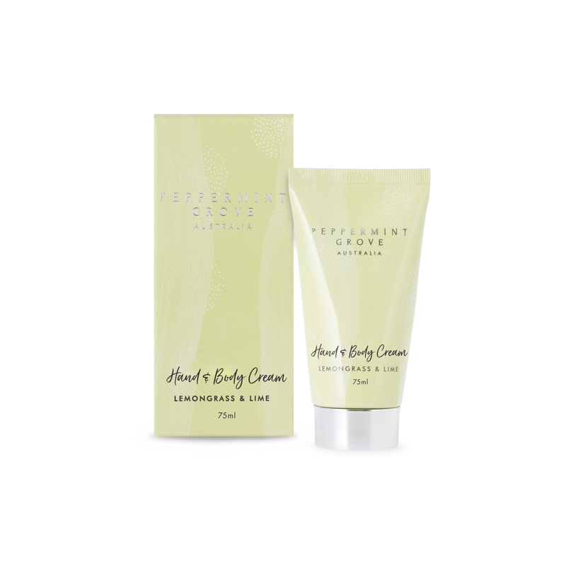 Hand Cream Tube 75ml - Lemongrass & Lime
