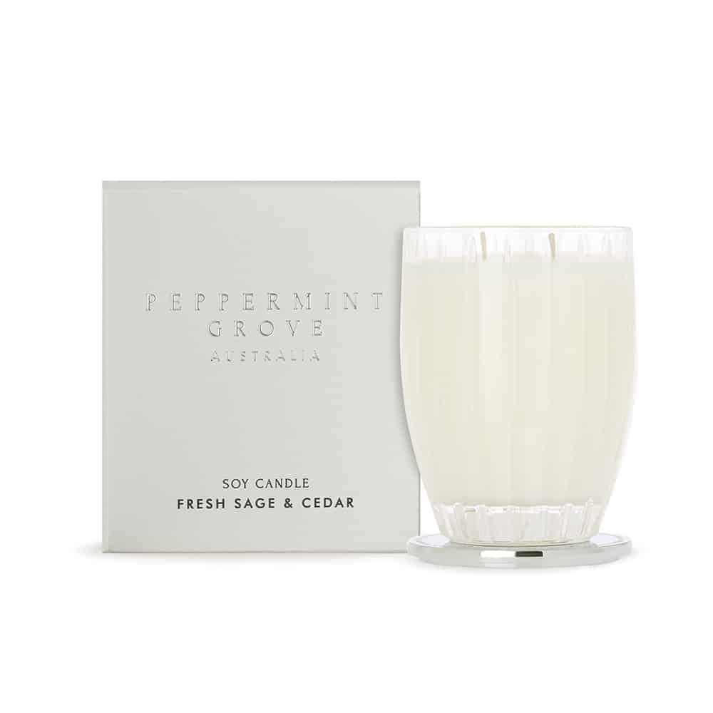 Candle 370g - Fresh Sage & Cedar