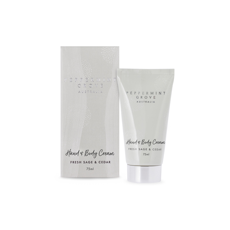 Hand Cream Tube 75ml - Fresh Sage & Cedar
