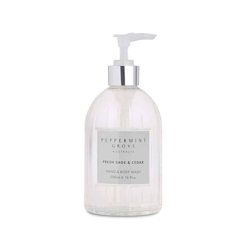Hand & Body Wash 500ml - Fresh Sage & Cedar