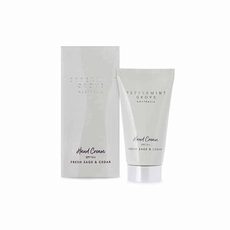 Hand Cream Tube 75ml - Fresh Sage & Cedar SPF15
