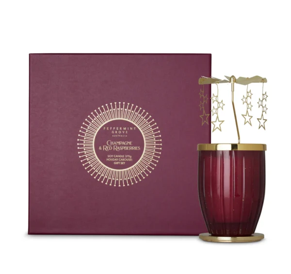 Champagne & Red Raspberries gift set